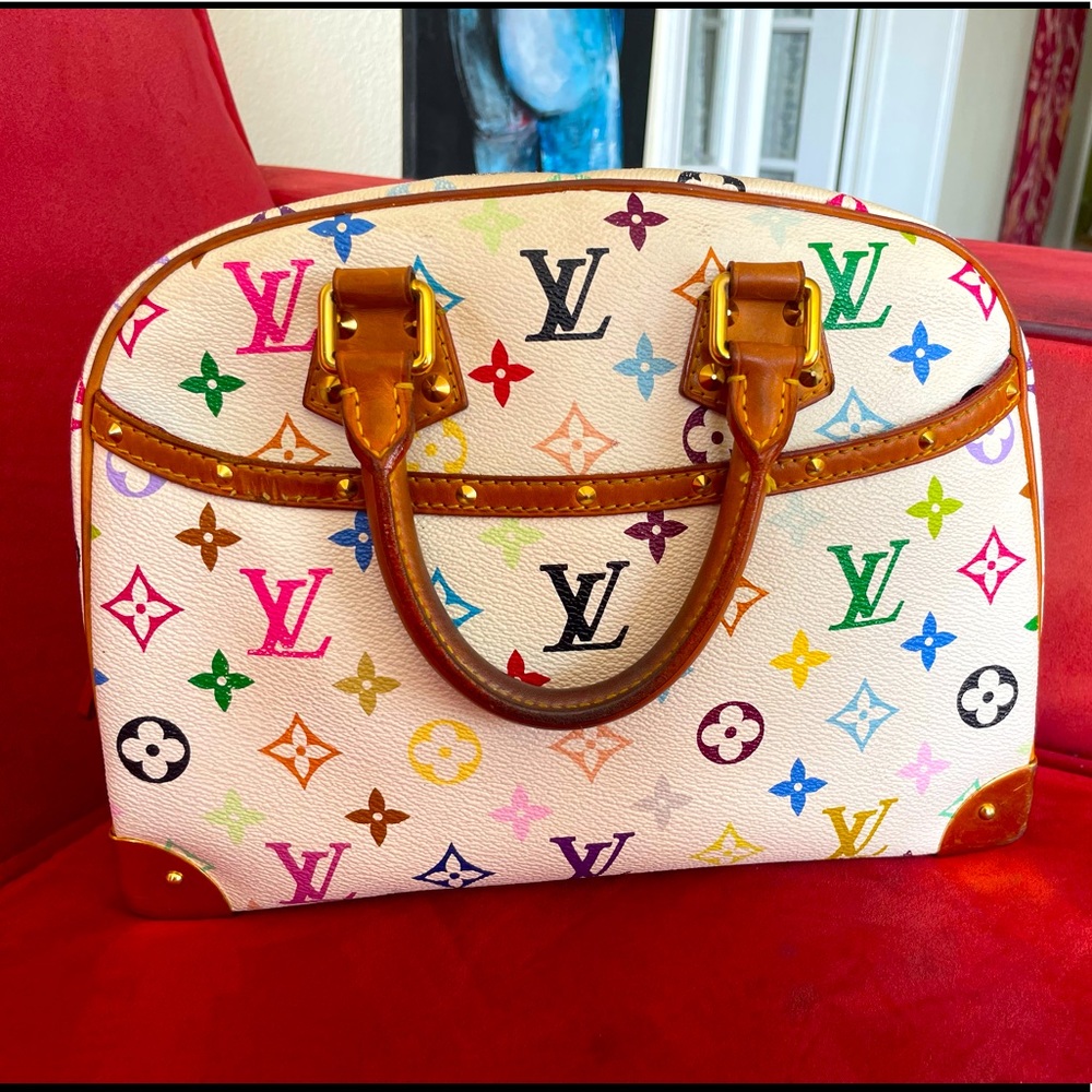 LOUIS VUITTON Murakami Multi Trouville Tote Bag M10035